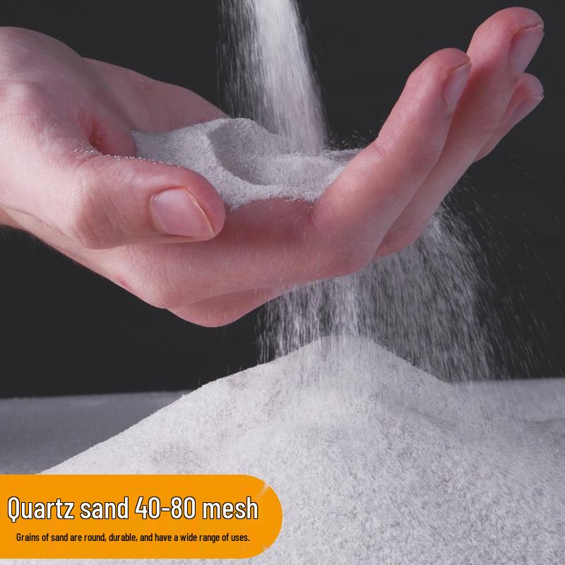 Quarzsand Acryl Strukturfarbe - Fein 80er Körnung für Handwerkskunst