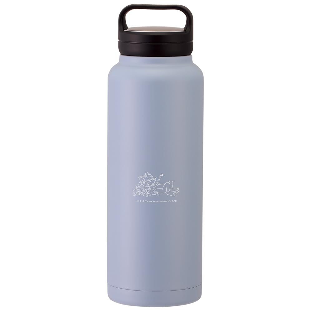 Skater Insulated Stainless Steel with Screw Tom and Jerry Nap Mug, 1200ml, Handle, Design, STSC12-A