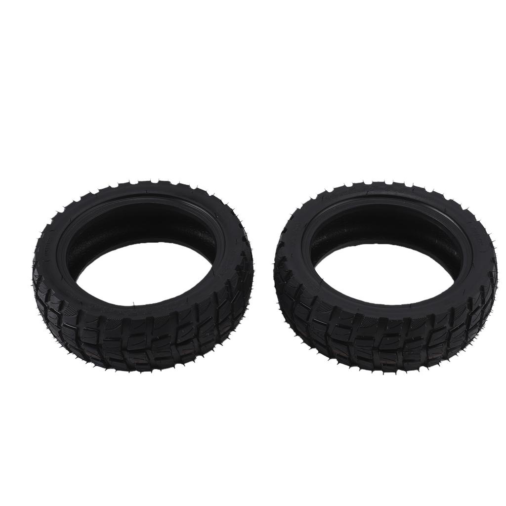 2 Pcs Scooter Vacuum Tire 10x2.75 6.5 Non Slip Puncture Proof Electric Scooter Tire with Valve for Snow Sand Gravel