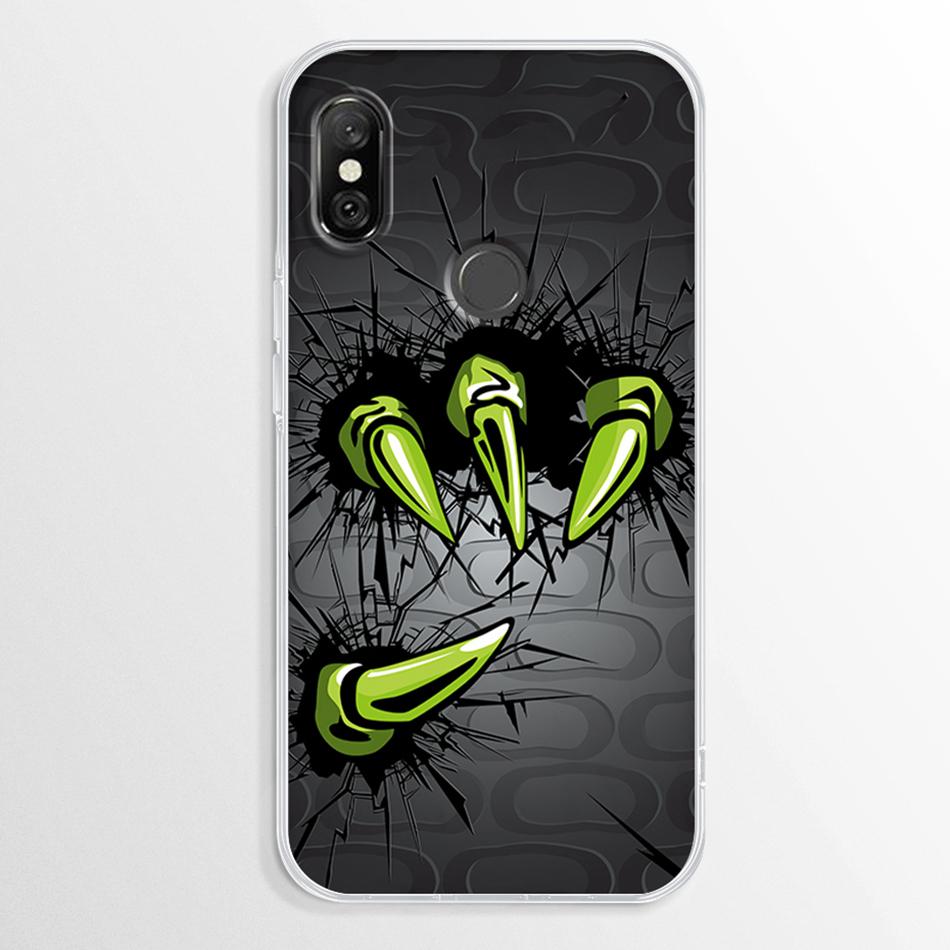 Funda para Xiaomi Redmi Note 6 Pro Mármol Transparente Suave TPU Cubierta Trasera Para Xiaomi Redmi Note 6 Note6 Pro Funda de Silicona Parachoques Fundas