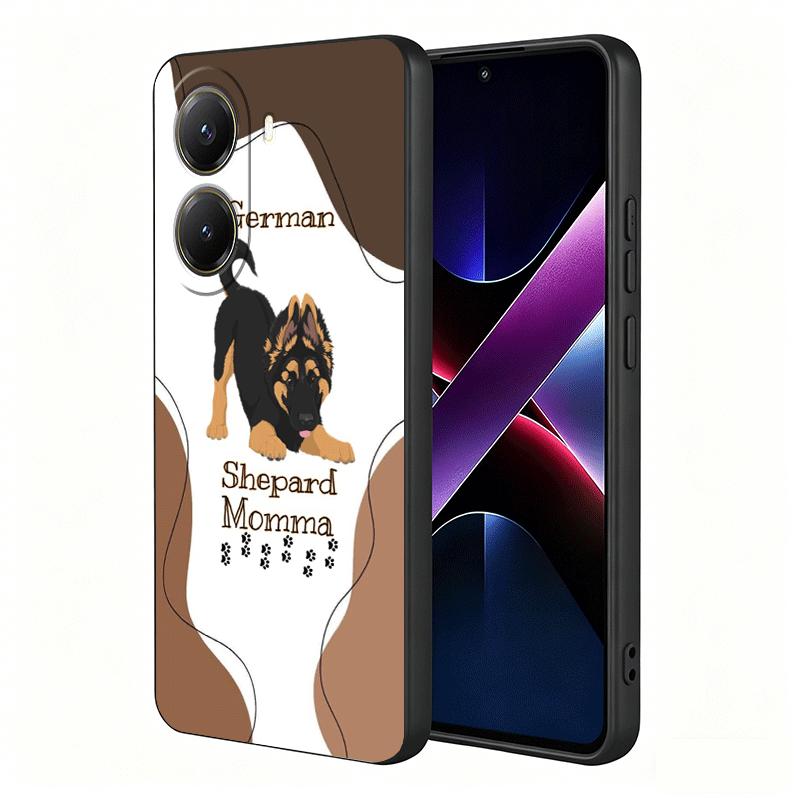 German Shepherd Dog Soft Phone Case for Xiaomi Poco X5 X6 X7 X8 Pro Max X3 F7 F8 Ultra M8 M7 M6 M5 Redmi 15 15C 14C 13C 12C X4 F