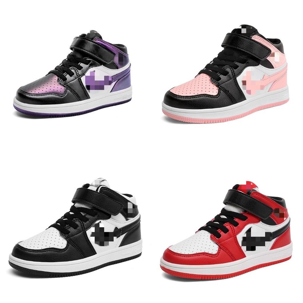 Stilvolle Atmungsaktive Kinder Basketballschuhe Aj1 High Top Sneakers Für Jungen Und Mädchen In Lebhaften Farben