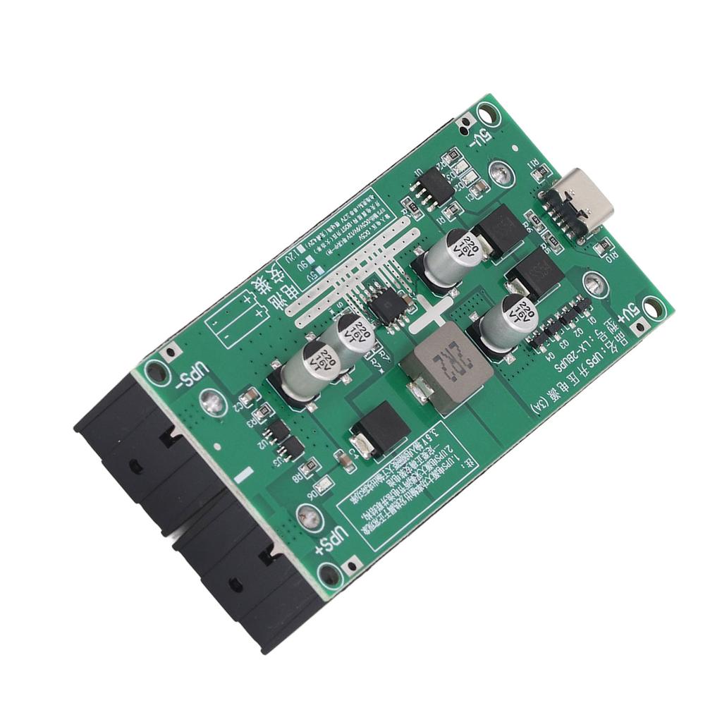 15W 3A Hochleistungs-USV-Akku-Ladebooster-Modul 18650 Lithium-Akku Step-Up-Ladegerätplatine 5V 1A