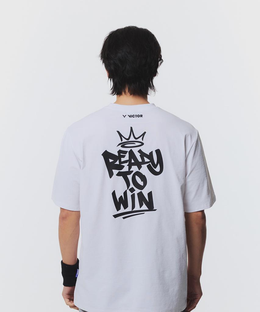 Bigteo Crown Statement Badminton Unisex Oversized T-Shirt (Vt26Ato208U)