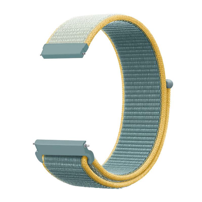 20mm 22mm Nylon Loop Band for Samsung Galaxy Watch 7/6/Classic/5/4/3/Gear S3 Wristband Huawei Watch 4/GT-2-3-Pro/Amazfit GTR/GTS