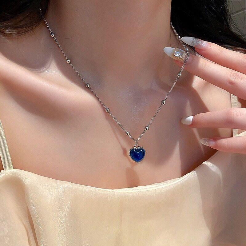 Love temperature-sensitive and color-changing bracelet, plain bracelet, high-end girl bracelet, trendy necklace.