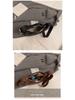 Korean Style Women's Versatile Half-Moon Crossbody Saddle Bag - 2025 Casual Fashion Crescent