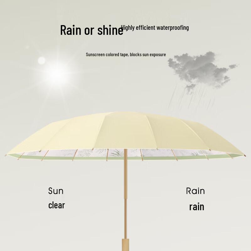 Nanqiao Wooden Handle UV Parasol