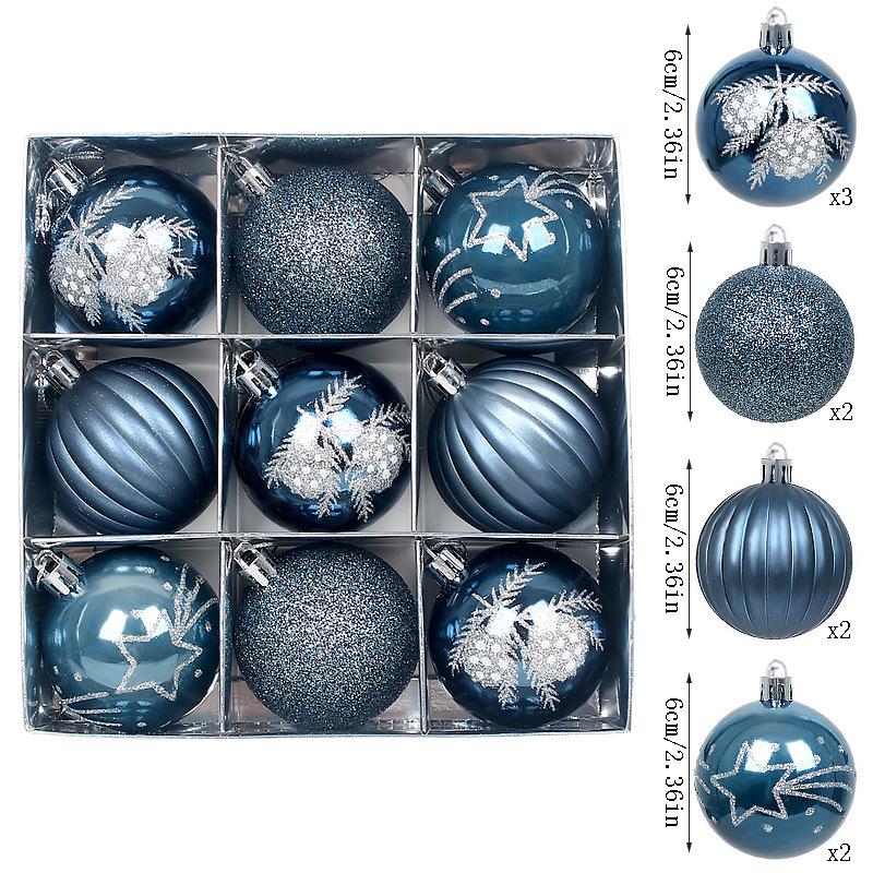 Xiyin Multicolor Christmas Tree & Window Hanging Ball Set
