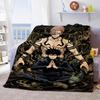 Coperta Anime Jujutsu Kaisen in Flanella Morbida Calda Leggera per Letto Divano Accogliente Decorazione Casa -QJY