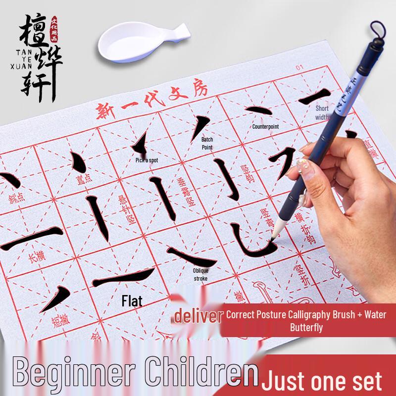 Tanye Xuan Reusable Water Calligraphy Practice Set for Beginners