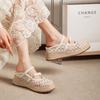 New Mesh Thick-soled Wedge Sandals Women's Summer Wear Is Beautiful, One-pedal Bag Head Heightening Cool Slippers