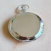Handmade Nautical Brass Pocket Compass – Silver Finish, 3.81 cm, Nickel Polished