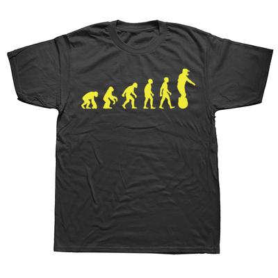 Funny Electric Unicycle Evolution Graphic T Shirts Men Pure Cotton Humor Streetwear Tee Shirt Short Sleeve Unisex Loose Clothing