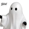 Modern Halloween Decor Cute White Ghost Resin Figurine  Miniature Figurine Decoration  Matte Home Decorations Finish Tabletop Statue for Shelf