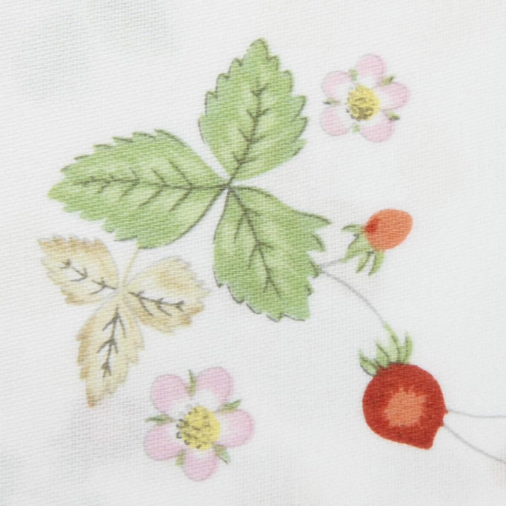 Nishikawa Duvet Cover Single Wedgwood Wild Strawberry Easy To Put On and Take Off Made In Japan Green PI07900623G [Nishikawa]