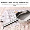 1pc Ice Scoop Stainless Steel Multiuse Scoop for Flour Rice Tea Popcorn Feed Nuts Commercial Kitchen Gadget