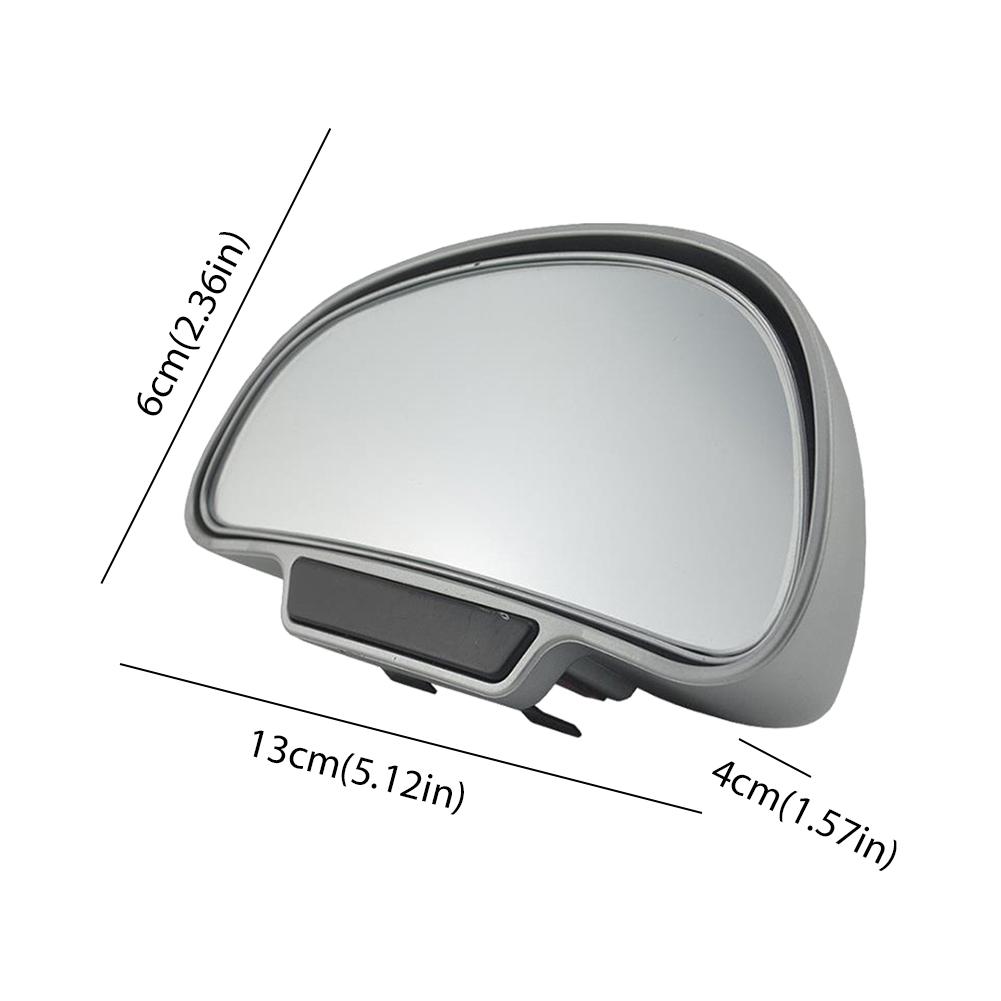 HD Sklenené Bočné Zrkadlo do Auta Otočné o 360 Stupňov Spätné Zrkadlo Zrkadlo Mŕtveho Uhla Profesionálny Bezpečnostný Doplnok pre Parkovanie Spätné Videnie
