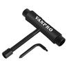 Vanpro Skateboard Versatile and Skateboard Maintenance Kit with Allen Wrench and Phillips Screwdriver All-in-One Tool, Portable, Multi-Function
