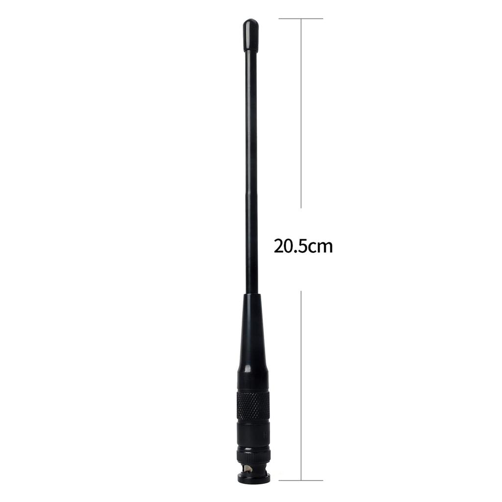 144430MHz Band Flexible Wireless Antenna BNC Connector Dual Band VHFUHF Band Compatible High Sensitivity Compatible with ICOM, KENWOOD, and ALINCO