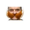 Professional Red Moustache 039-LB
