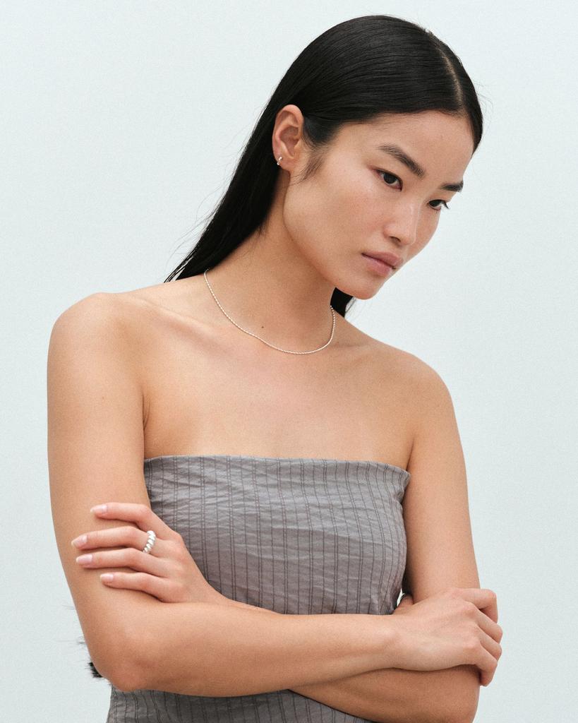 Anotherlayer Dots Necklace (Silver925)
