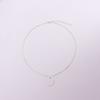 Simple Geometric Smooth Disc Pendant Necklace Female, Popular Geometric Temperament Fashion Item