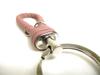 Authentic BOTTEGA BENETA Intrecciato Beige pink Leather Silver H/W Key Chain Key Holder #a328  Refurbished