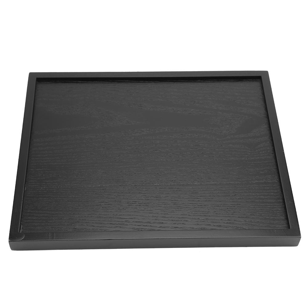 Rectangle Shape Solid Wood Tea Coffee Snack Food Meals Serving Tray Plate Restaurant Trays