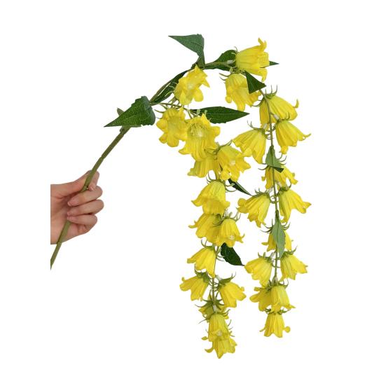 

38 Искусственный Ландыш Длинный Стебель Искусственный Шелковый Цветок Букет для Высокой Вазы Искусственные Растения для Дома Свадьбы Вечеринки Дня Рождения Украшения для Дома жёлтый