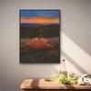 5D Diamond Painting Kit Autumn Pumpkin Sunset Full Drill Canvas Art DIY Rhinestone Craft for Modern Wall Decor