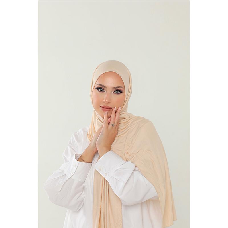 New Women Modal Cotton Jersey Hijab Ramadan Fashion Plain Soft Long Turban Scarf Shawls Islamic Ladies Headscarf Bandana