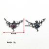 Retro Rose Vine Heart Clavicle Pendant - Zinc Alloy Jewelry Accessory