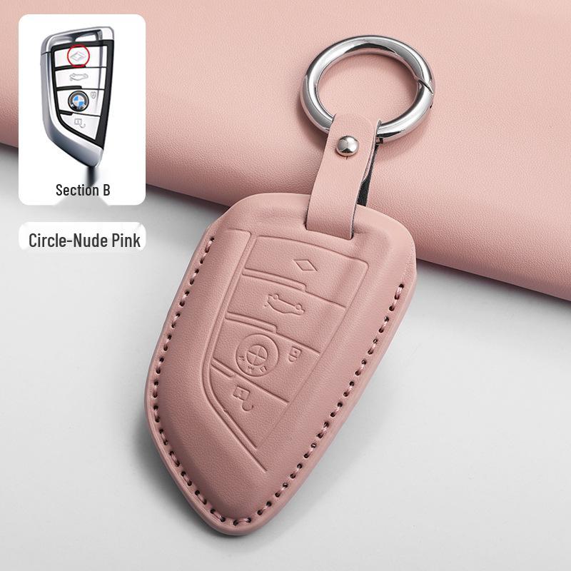 BMW Key Cover for Series 1, 3, 5, 7, X1-X5, iX3, I3, 320, and 530 Models.