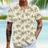 Hawaiian Shirt For Men, Men's Vintage Button Down Bowling Shirts Short Sleeve Summer Beach Shirt