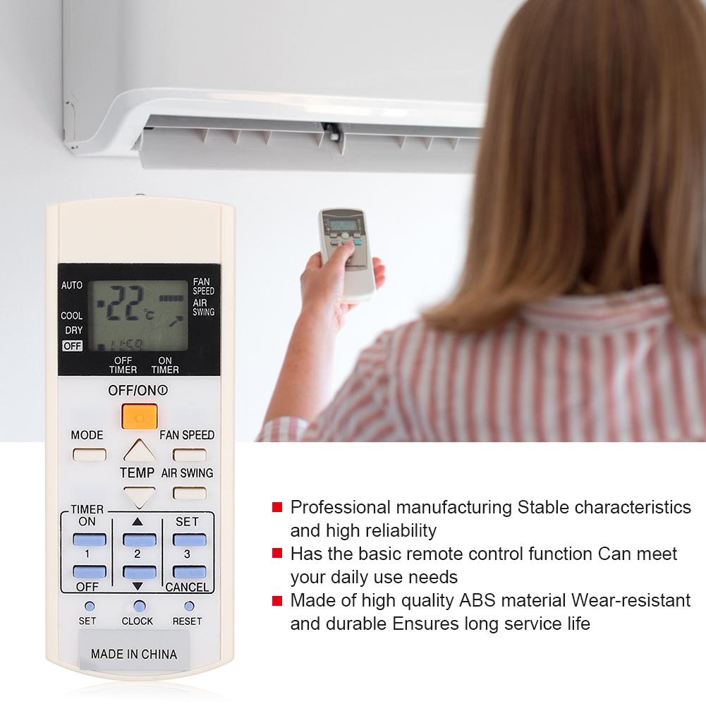 ABS Durable White Air Conditioner Controller Remote Control Accessory for A75C3297 Without Battery