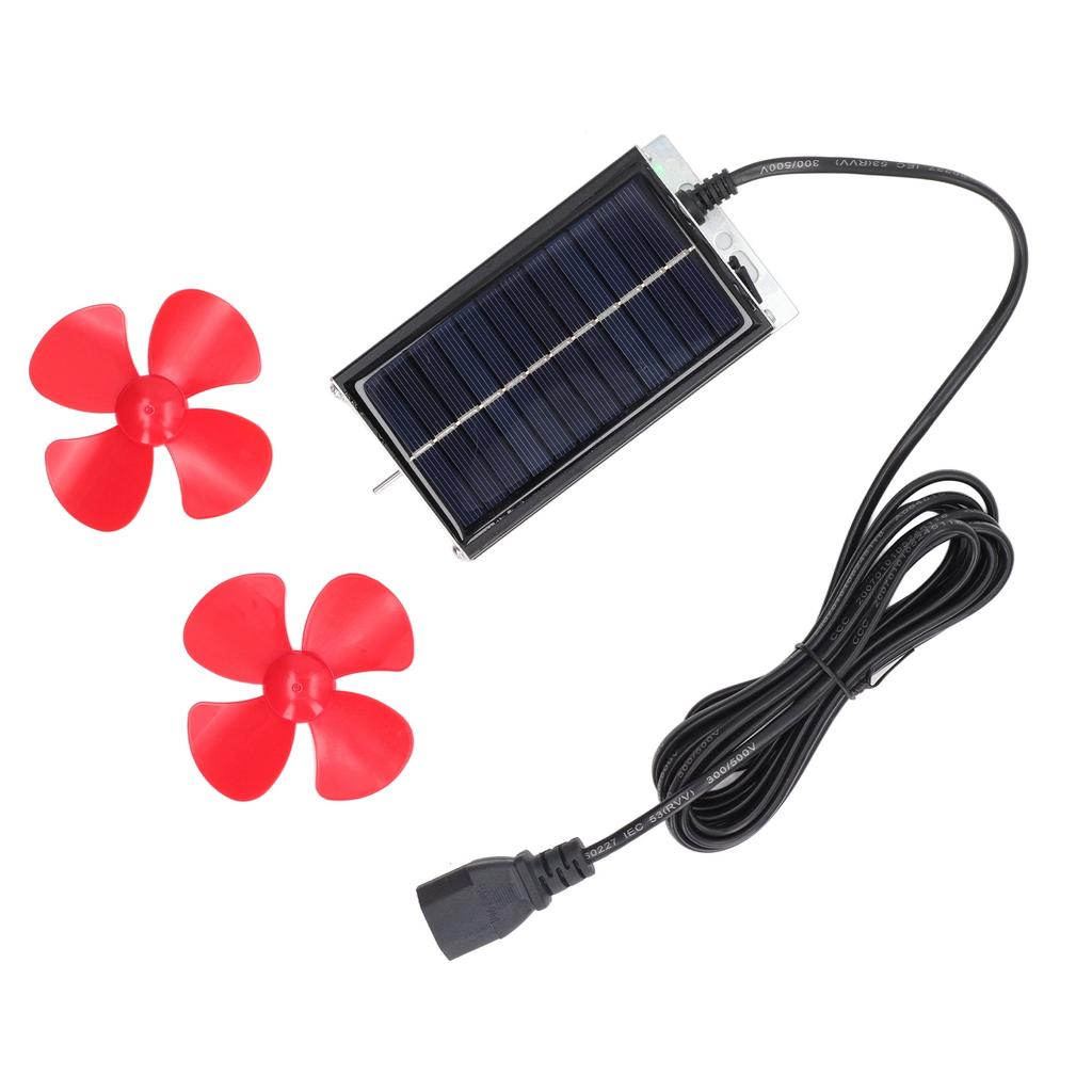 Electric Vehicle Range Booster Battery Car Solar Wind Power Extender Generator with Fans 12‑125V