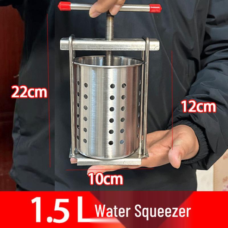 Stainless Steel Manual Vegetable Water Squeezer & Juicer