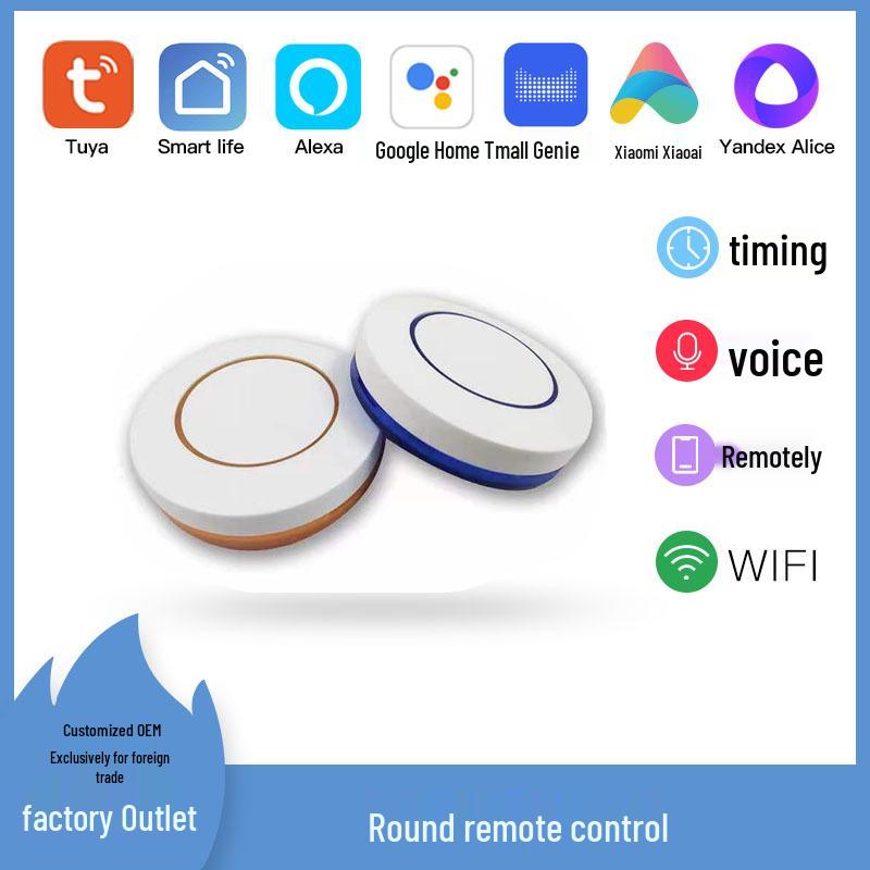 Tuya 16A Smart WiFi Mini Switch with Voice Control & Power Stats