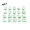 Reusable Pencil Stubs 1-20 20 Pcs Numbered Toppers, Classroom Organization Labels Daily Tracking Supplies for Teachers, Markers Clip Charm Supply