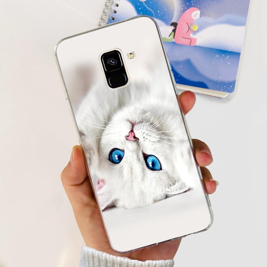 For Samsung Galaxy A6 A8 Plus Case 2018 Case Fashion Butterfly Soft Clear TPU Phone Cover For Samsung A6+ A8+ A 6 A 8 2018 Funda