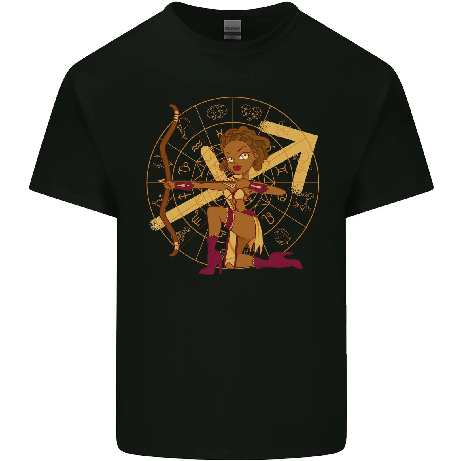 

A Sagittarius Female Archer Star Sign Zodiac Kids T-Shirt Childrens 3XL
