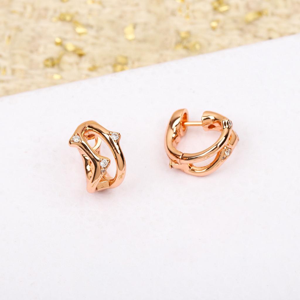 New Hot Brand Vintage Zircon Earrings for Women Luxury Jewelry Fashion Vine Type Designer Eardrop Pure 925 Sliver Clip Earrings