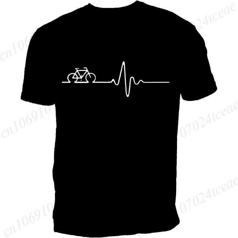 Mens T Shirts Casual Summer Top Tees CYCLING CARDIO Fashion Clothes CYCLIST CYCLE BIKE FITNESS Printed TShirts for Men Clothing
