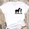 Women T-Shirt Horse Graphic Print T Shirt Women Summer Short Sleeve O Neck Aesthetic Tshirt Ladies Tee Tops Drop Shipping