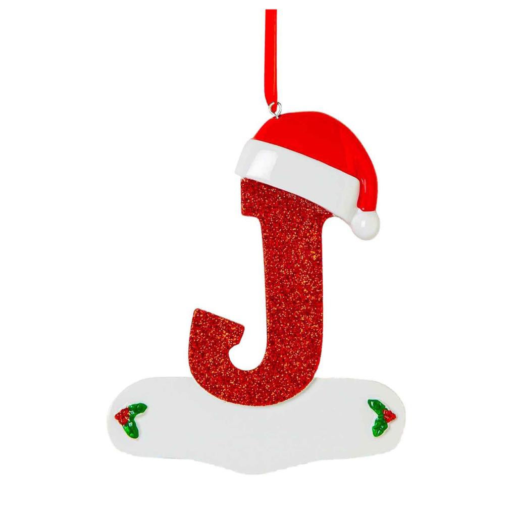 Creative Christmas Tree Decorations Unique Acrylic 26 Letters Alphabet Shaped Hanging Ornaments for Home and Car