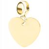 Charms Złoty Blaszka Z Sercem Serduszkiem Serce Serduszko Love Srebro 925