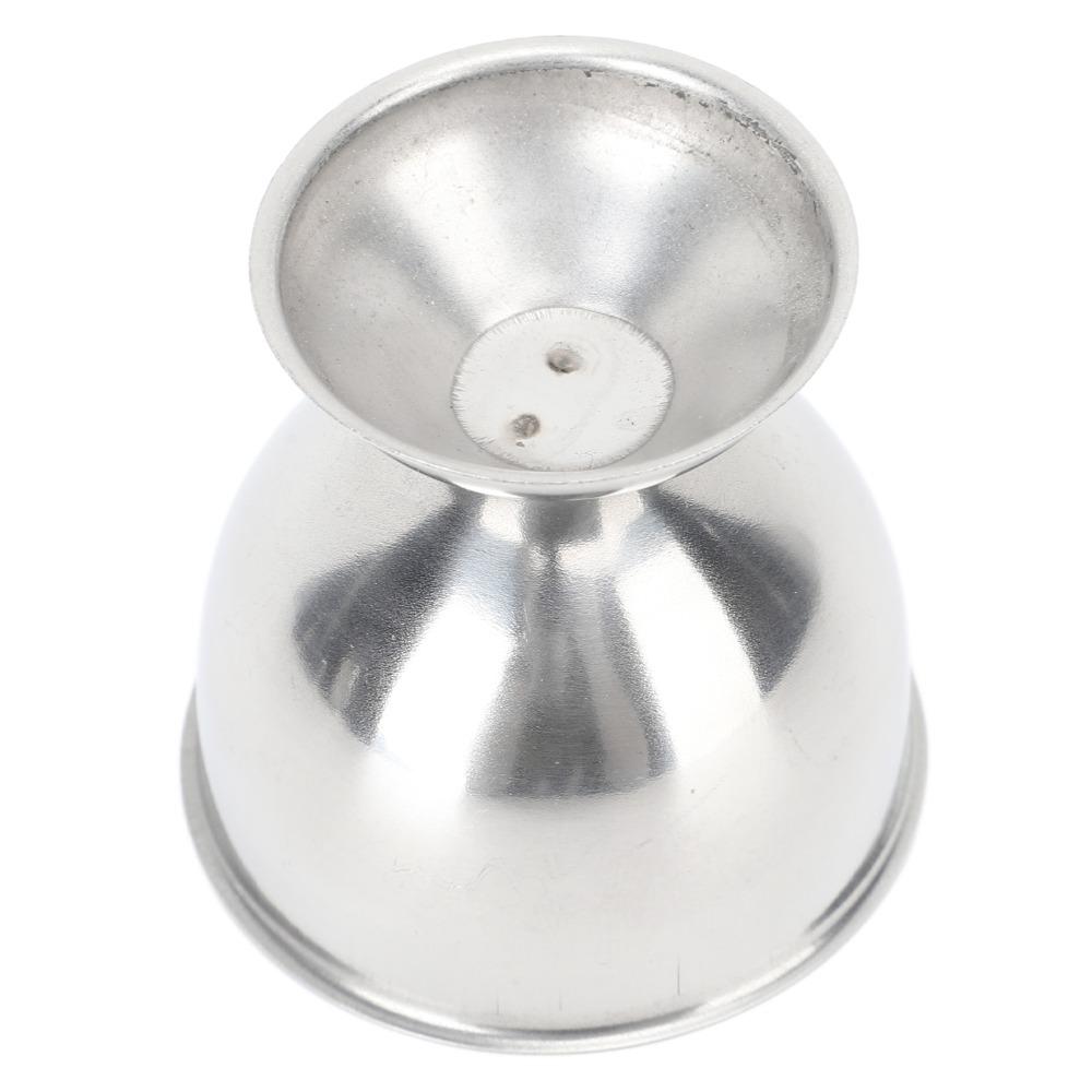 4Pcs Rustless Steel Egg Cup Cylindrical Egg Serving Tray Mini Shot Glass Kitchen Table