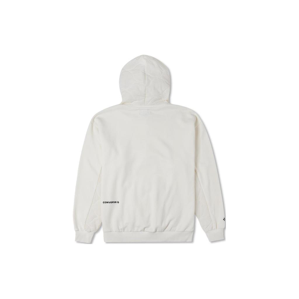 Converse Sweatshirts Men's White Hooded Moderate Regular 10025051-A02