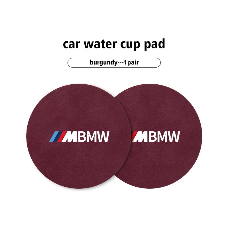 

2pcs Car Coaster Water Cup Bottle Holder Anti-slip Pad Mat For BMW F30 E36 F20 E87 E70 E91 E30 E53 F31 F40 E92 E93